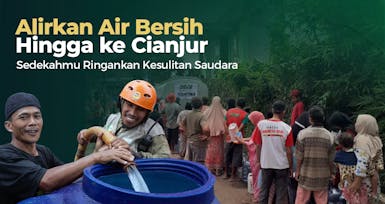 Sumber mata air kering kerontang, Sedekah air bersih menjadi limpahan berkah