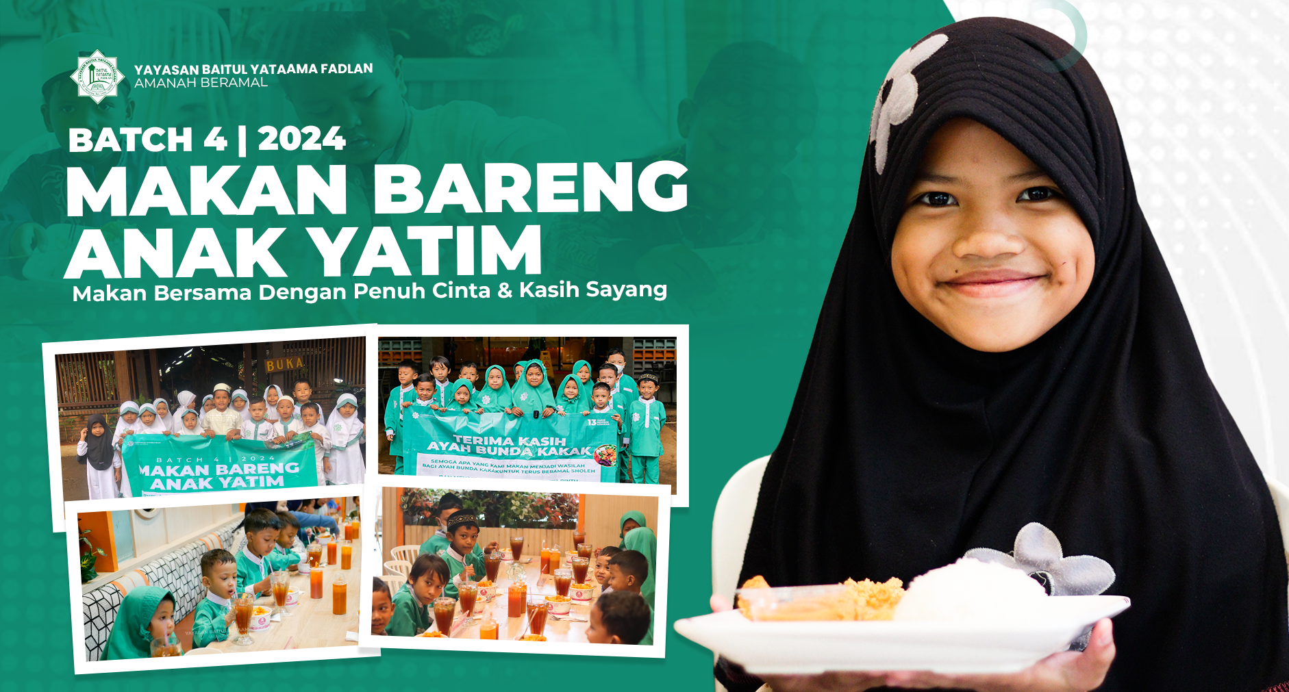 Makanan Terbaik Untuk Ratusan Anak-Anak Yatim