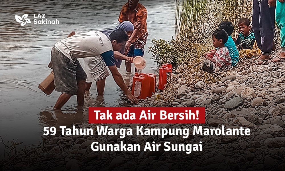 Bantu Warga Kampung Marolante Bangun Sumur