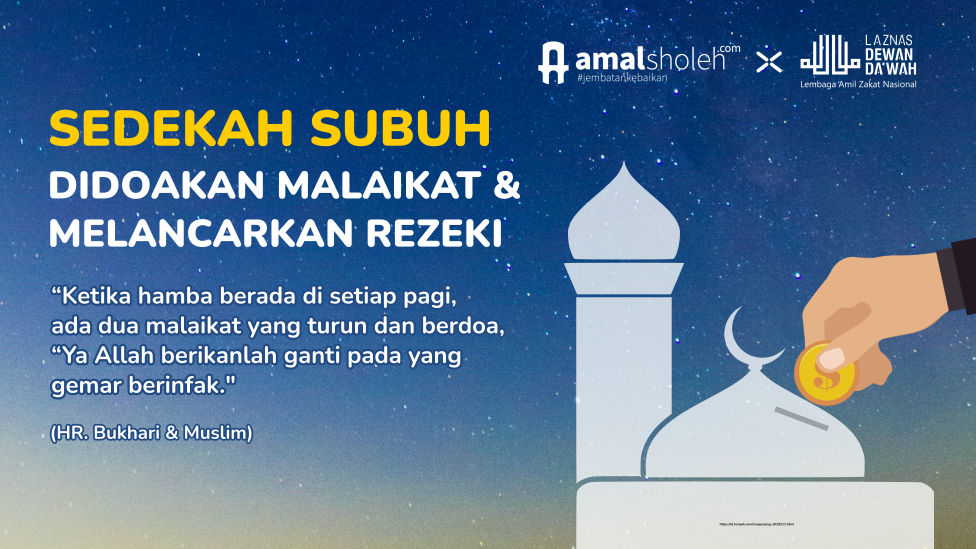 Sedekah Waktu Subuh, Didoakan Malaikat dan Memperlancar Rezeki