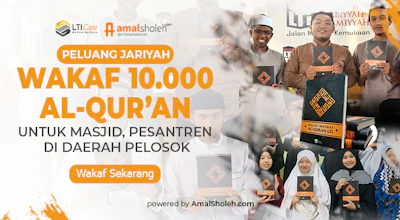 WAKAF AL-QURAN Untuk Santri Penghafal Al-Quran dan Kader Da'i