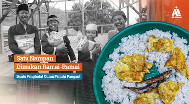 Sedekah Pangan Bahagiakan Penghafal Quran