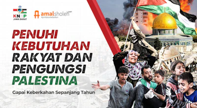 Istiqomah Bantu Rakyat dan Pengungsi Palestina Sepanjang Tahun