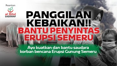 Membantu Saudara Kita Yang Terdampak Bencana Erupsi Gunung Semeru