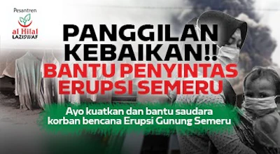 Membantu Saudara Kita Yang Terdampak Bencana Erupsi Gunung Semeru