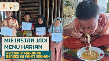 70 Anak Yatim Kekurangan Gizi, Tidur Berhimpitan Kedinginan
