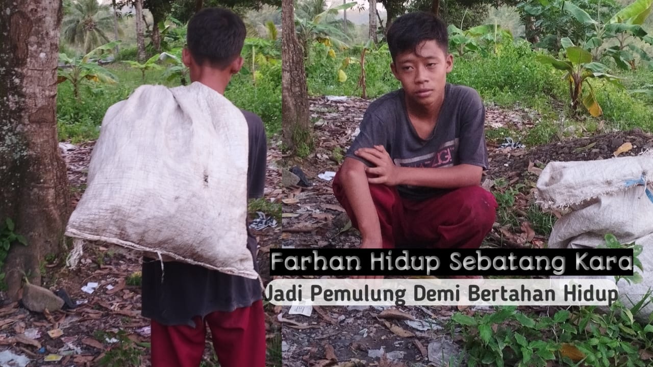 Farhan Pemulung Hidup Sebatang Kara
