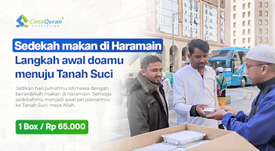 Sedekah Makan di Haramain : Nikmat untuk Jamaah dari Seluruh Dunia