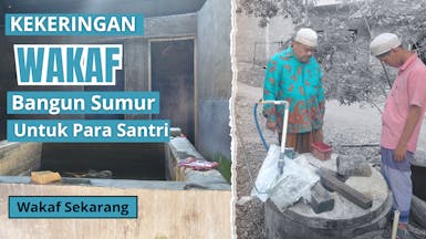 Sedekah subuh Bangun Sumur santri dan yatim