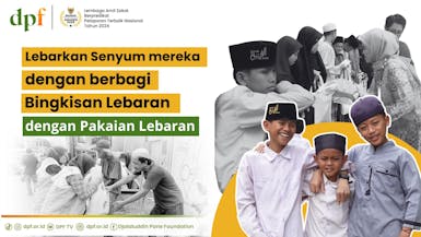 Ciptakan Senyum untuk mereka dengan berbagi bingkisan lebaran
