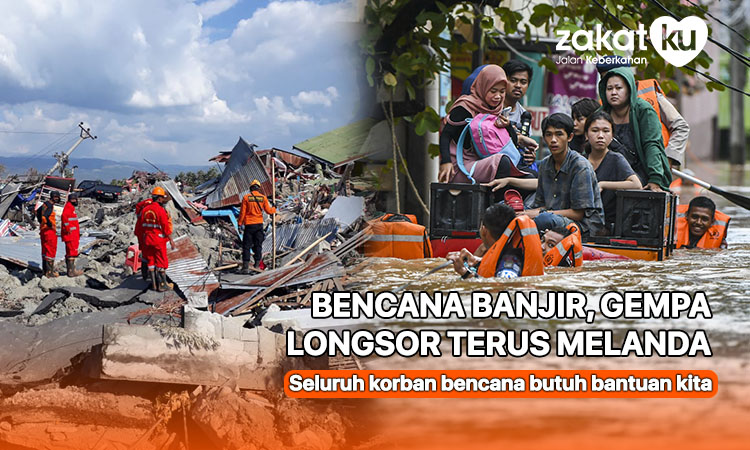 Bantu Terdampak Bencana Di Tanah Air