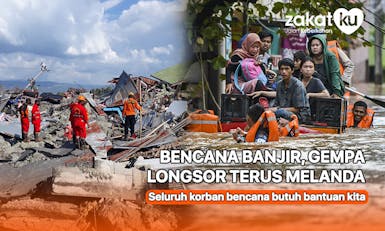 Bantu Terdampak Bencana di Tanah Air