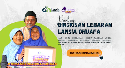 MERIAHKAN MOMENT LEBARAN LANSIA DENGAN BERBAGI BINGKISAN LEBARAN