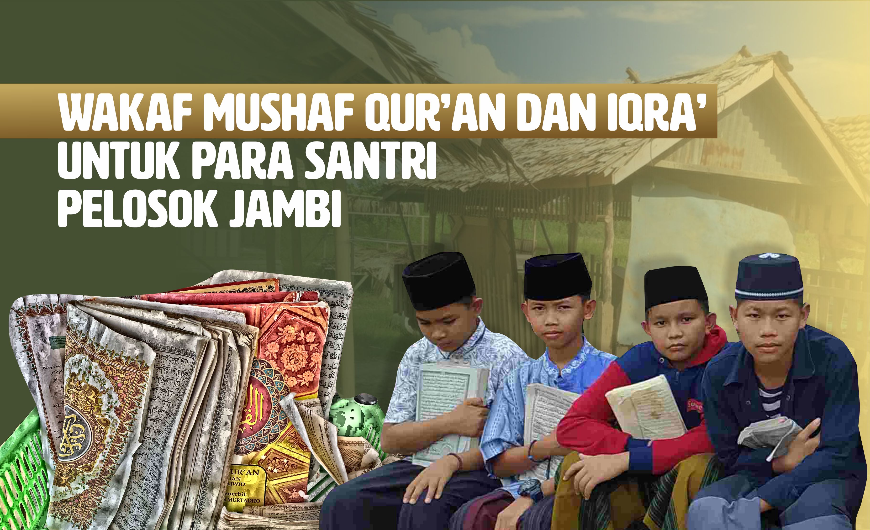 Hadiah Iqra untuk Santri dan TPQ Pelosok Jambi