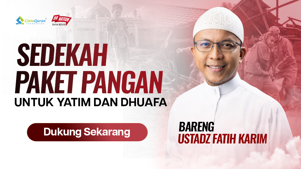 Rutinkan Sedekah : Berbagi Paket Pangan untuk Yatim, Dhuafa dan Pejuang Nafkah
