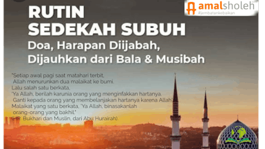 Rutin sedekah subuh 40 hari
