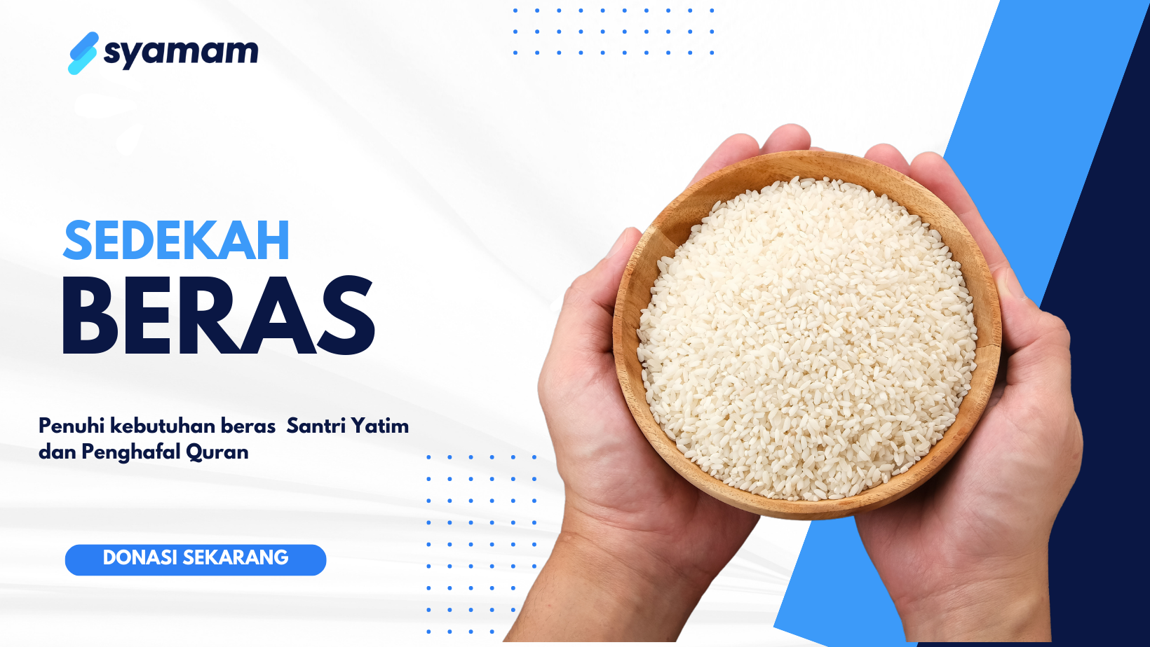 BERBAGI BERAS UNTUK SANTRI DI PELOSOK NEGRI