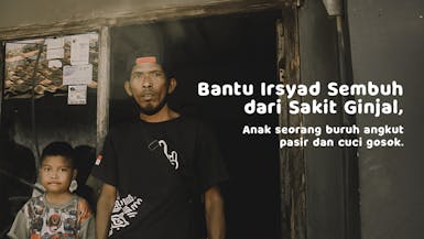 Bantu Irsyad Anak Buruh Pengangkut Pasir Sembuh