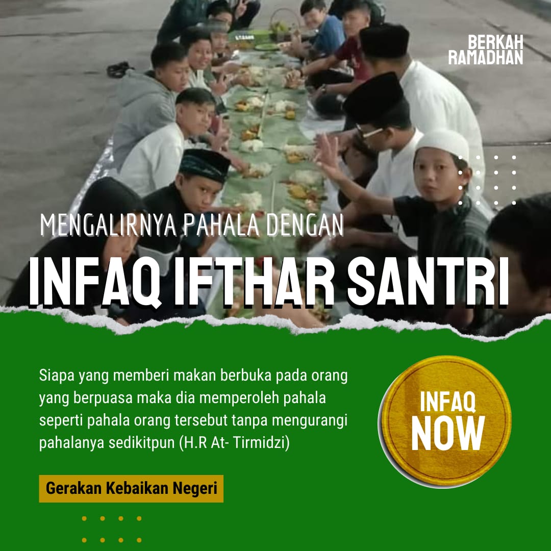 Gerakan infak ifthar 1000 santri