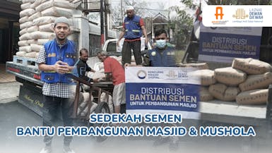 Sedekah Semen, Bantu Pembangunan Masjid dan Mushola