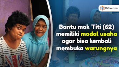 Lansia Mencari Nafkah dan Merawat Anak Sakit