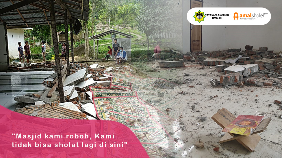Bantu Bangun Kembali Masjid Akibat Gempa