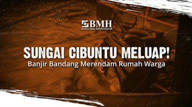 Bantu Korban Banjir Bandang Cicurug Sukabumi