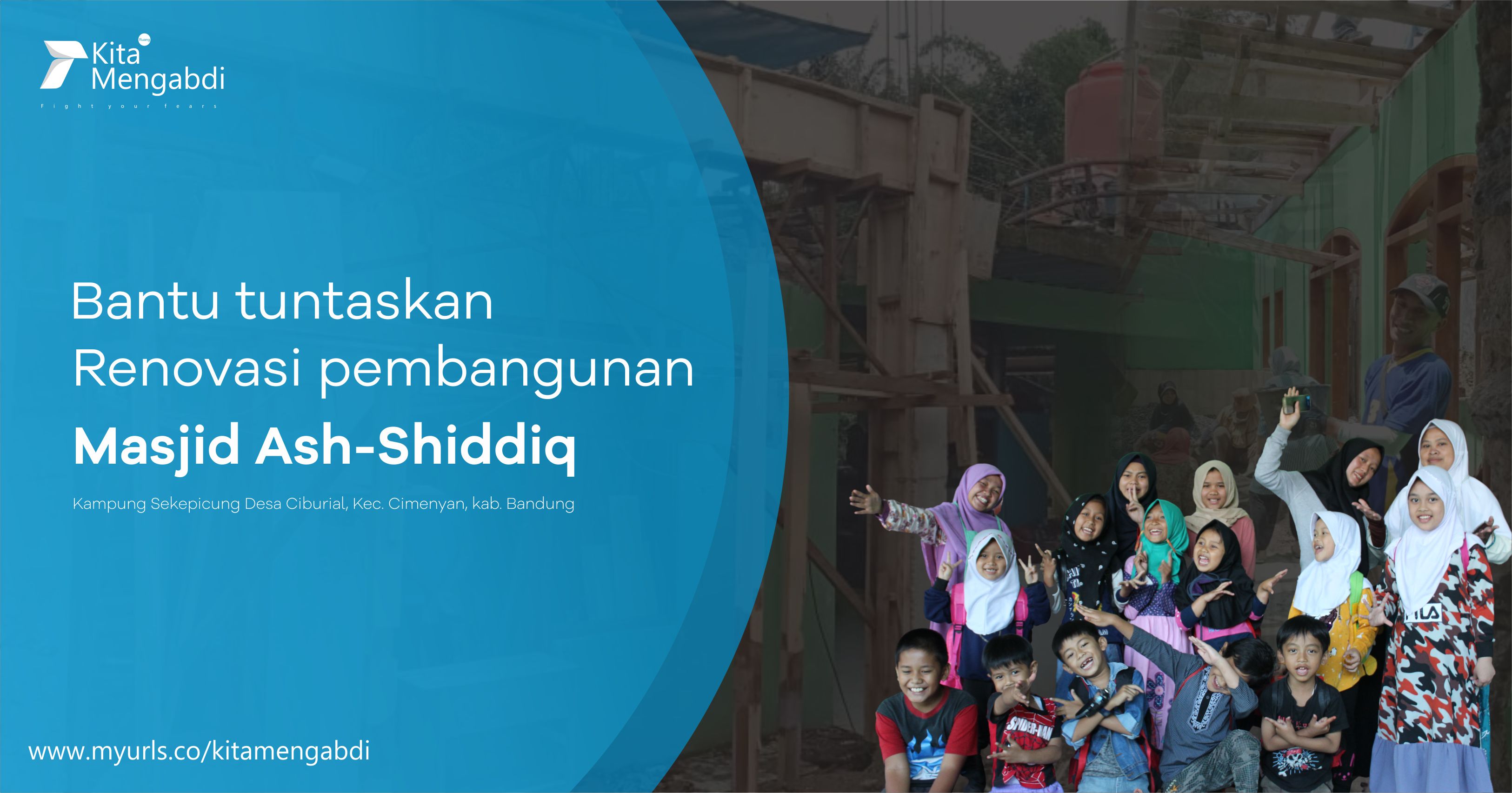 Bantu tuntaskan renovasi pembangunan Masjid Ash-Shiddiq