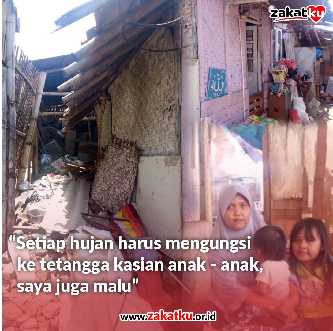 Bantu Perbaiki Rumah Pak Dodi yang Hampir Roboh