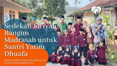 Wakaf Bangun Madrasah Kayu