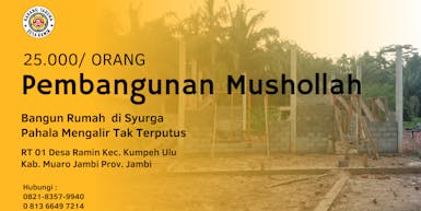 Pembangunan Mushollah At Taubah