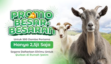 Tebar Qurban, Hadirkan Senyum Yatim di Hari Raya