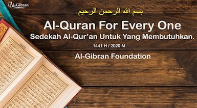 Sedekah Al-Qur'an Untuk Yang Membutuhkan