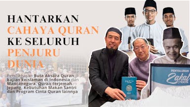 Sedekah Hantarkan Hidayah Quran ke Seluruh Penjuru Dunia