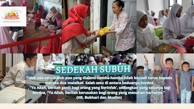 Sedekah Subuh untuk Santri Belajar Al-Qur'an