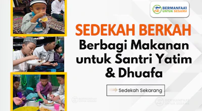 SEDEKAH MAKAN SAHUR TUK YATIM DHUAFA