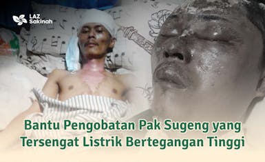 Tersengat Listrik Bertegangan Tinggi, Tempurung Kepala Pak Sugeng Pecah