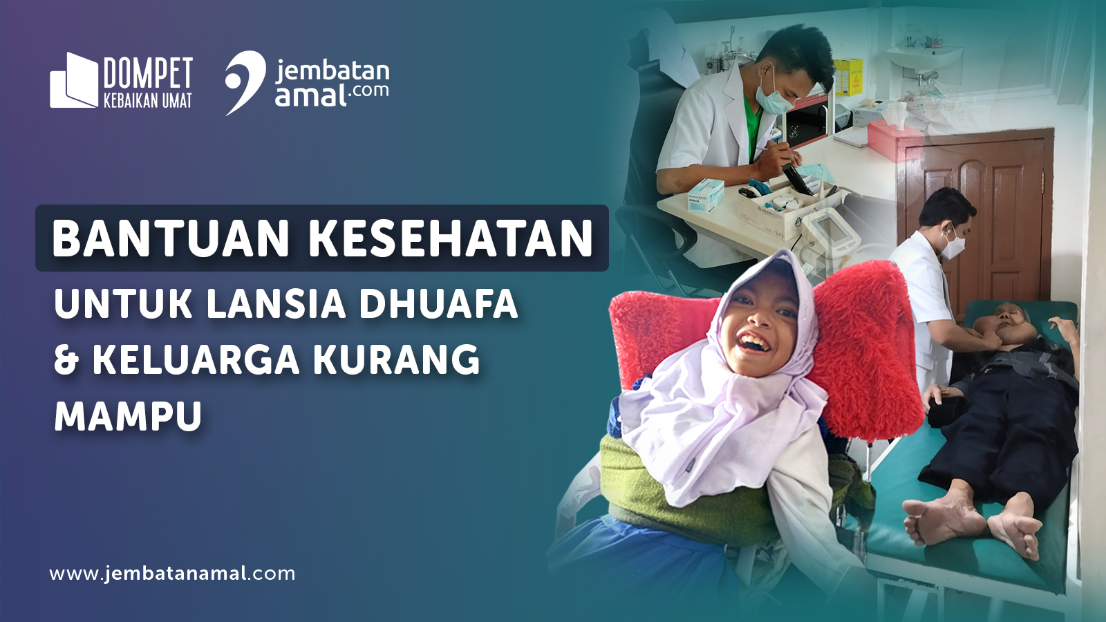 Bantuan Kesehatan Bagi Lansia Dhuafa dan Keluarga Kurang Mampu