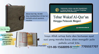Wakaf Al-Quran Alirkan Pahala hingga Akhirat