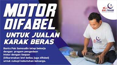 MOTOR DIFABEL PAK SAMSUDIN