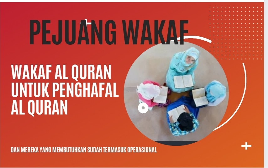 Wakaf quran, tiap hurufnya menjadi jariyah insya Allah