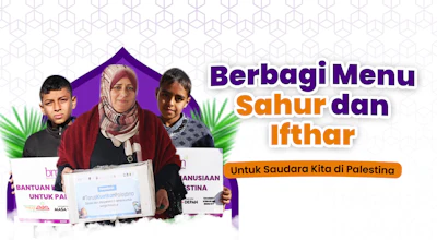 Berbagi Berkah Buka Puasa untuk Warga Palestina