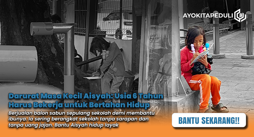 Bantu Bocah 6 Tahun Penjual Balon Tetap Sekolah