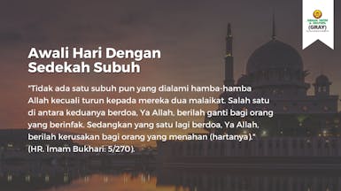 Sedekah Subuh Bantu Penuhi Kebutuhan Yatim Dhuafa