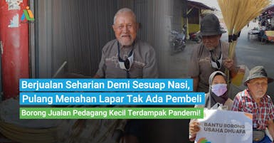 Sedekah Penyelamat dari Bala, Bantu Borong Dagangan Penjual di Jalanan