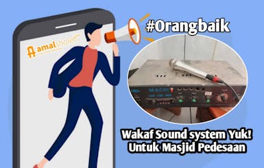 Hadirkan Speaker untuk masjid pelosok desa
