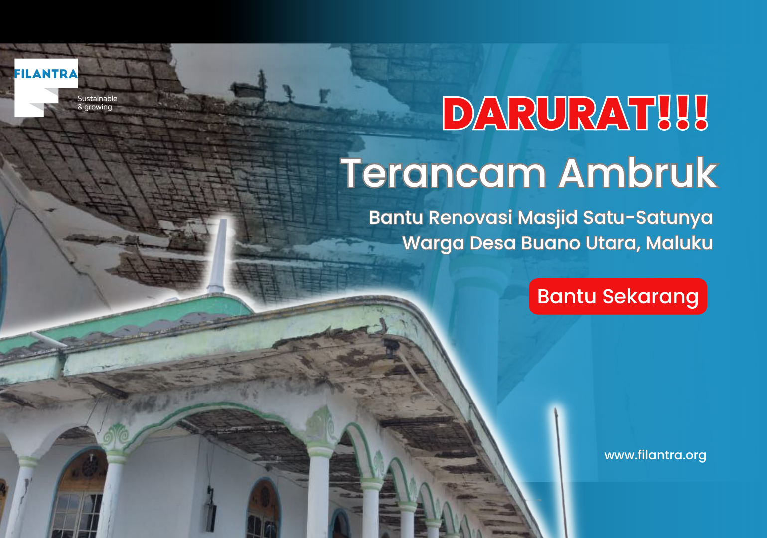 Tabungan Jariyah, Bantu Warga Maluku Renovasi Masjid
