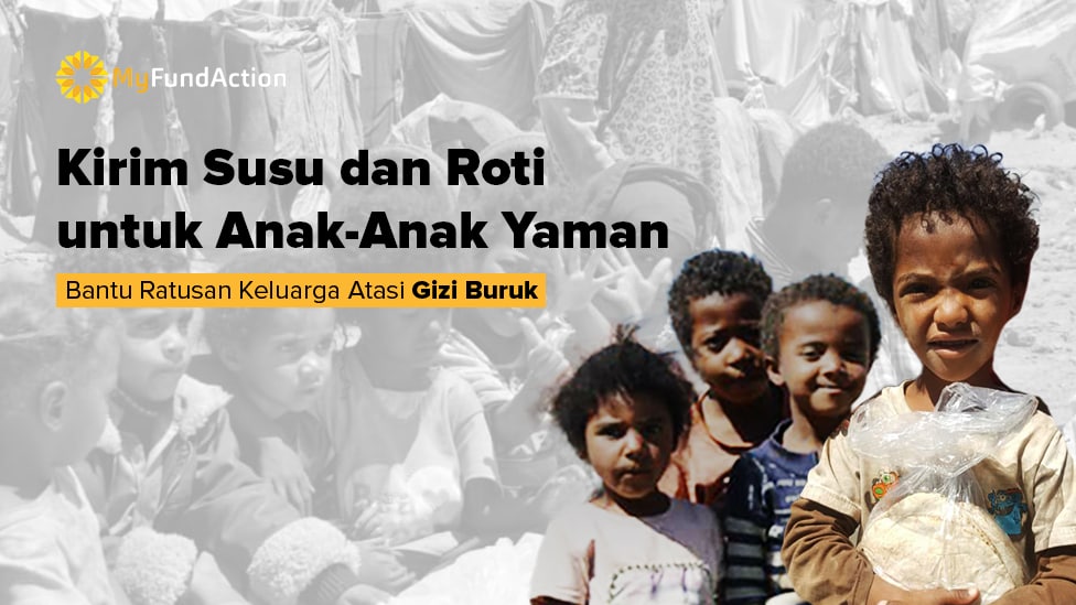 Peduli Yaman: Kirim Makanan untuk Anak-Anak & Keluarga Yaman